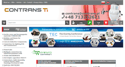 Desktop Screenshot of contrans.com.pl