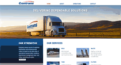 Desktop Screenshot of contrans.ca